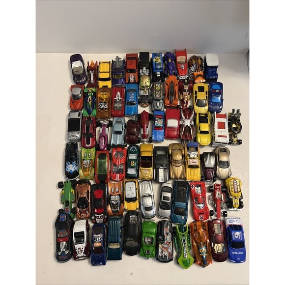 Mixed Lot Of 60+ HOT WHEELS/Matchbox EtcLoose Cars, Trucks, Van